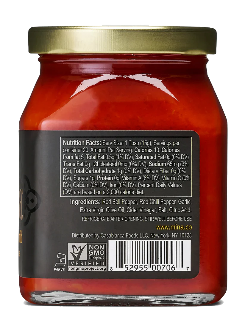 Mina Harissa Mild - 10 Oz